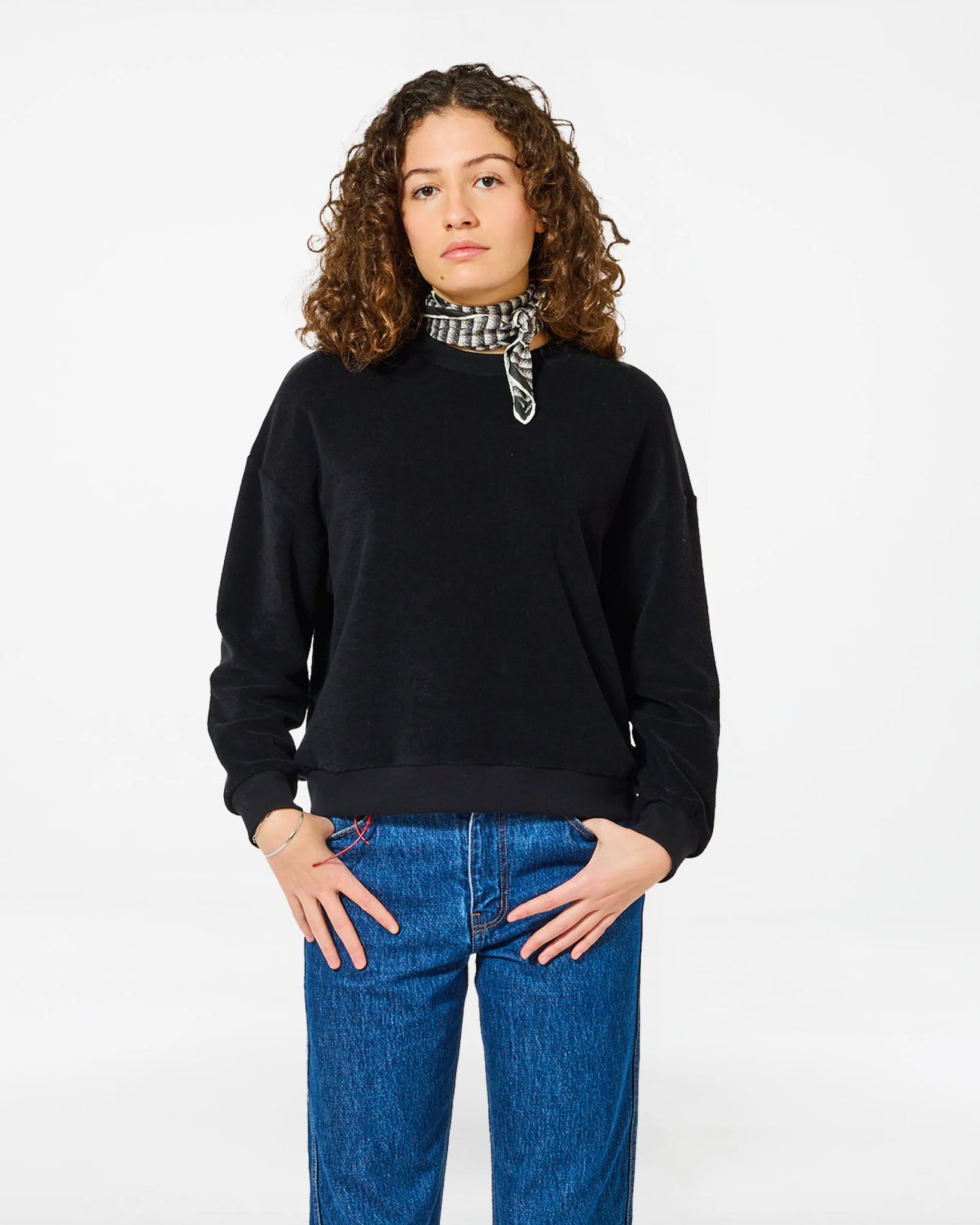 Kallos Sponge Sweatshirt — BLACK