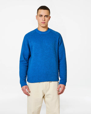 Terry Crewneck Sweat — BIG BLUE