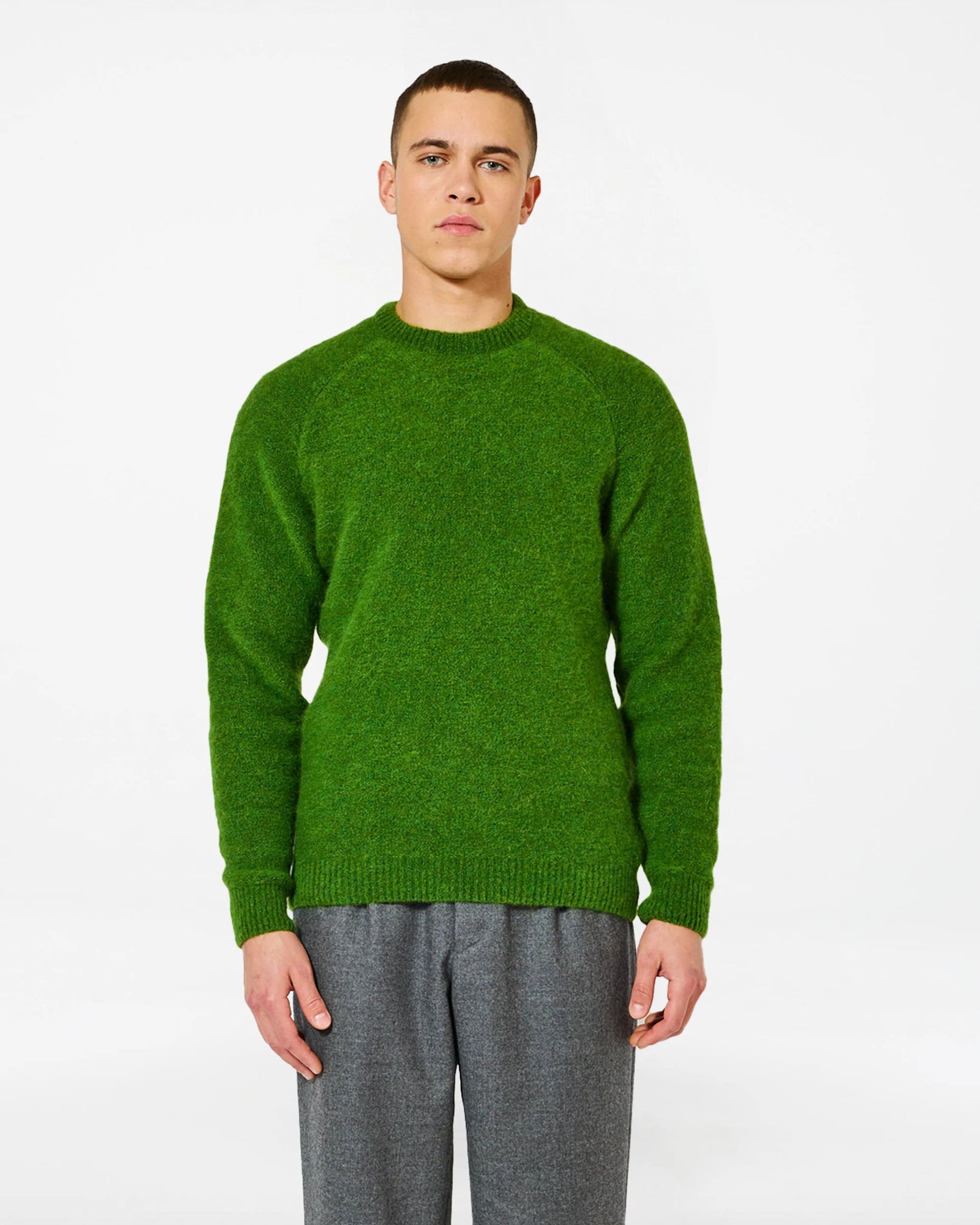 Baby Brett Sweater Alpaca — LUSH GREEN