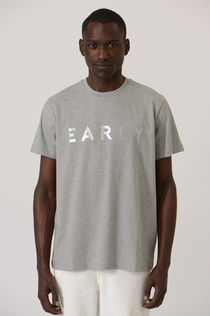 Early Logo Men Tee - Grey/Reflector