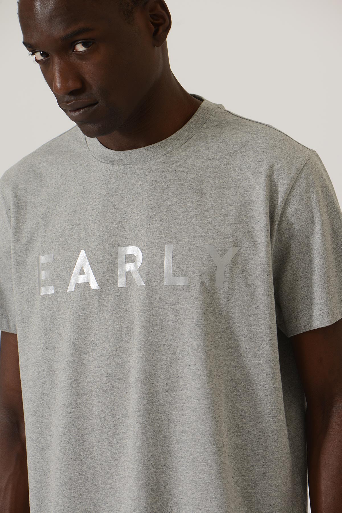 Early Logo Men Tee - Grey/Reflector