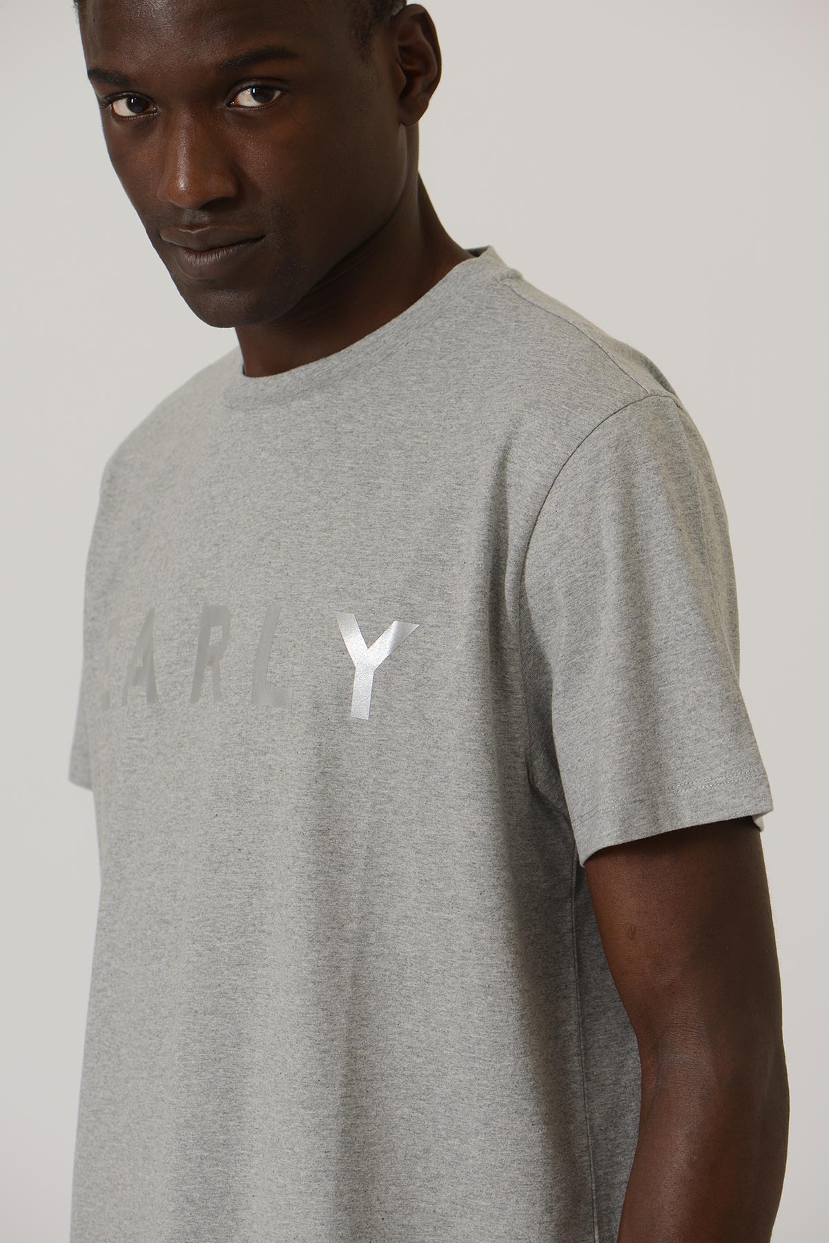 Early Logo Men Tee - Grey/Reflector