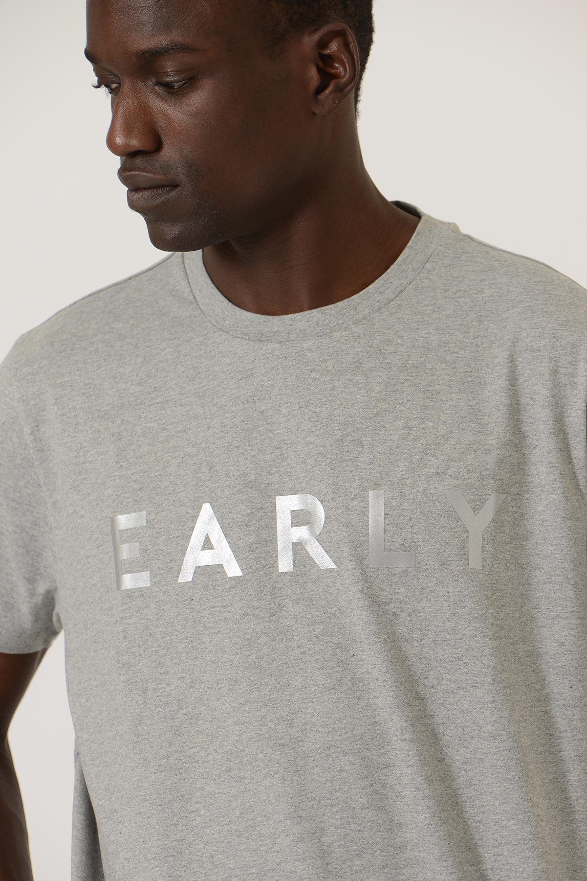 Early Logo Men Tee - Grey/Reflector