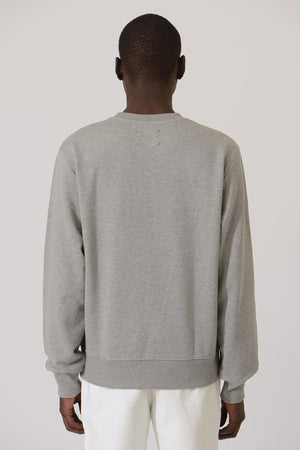 Early High-Stitch Logo Sweat - Grey