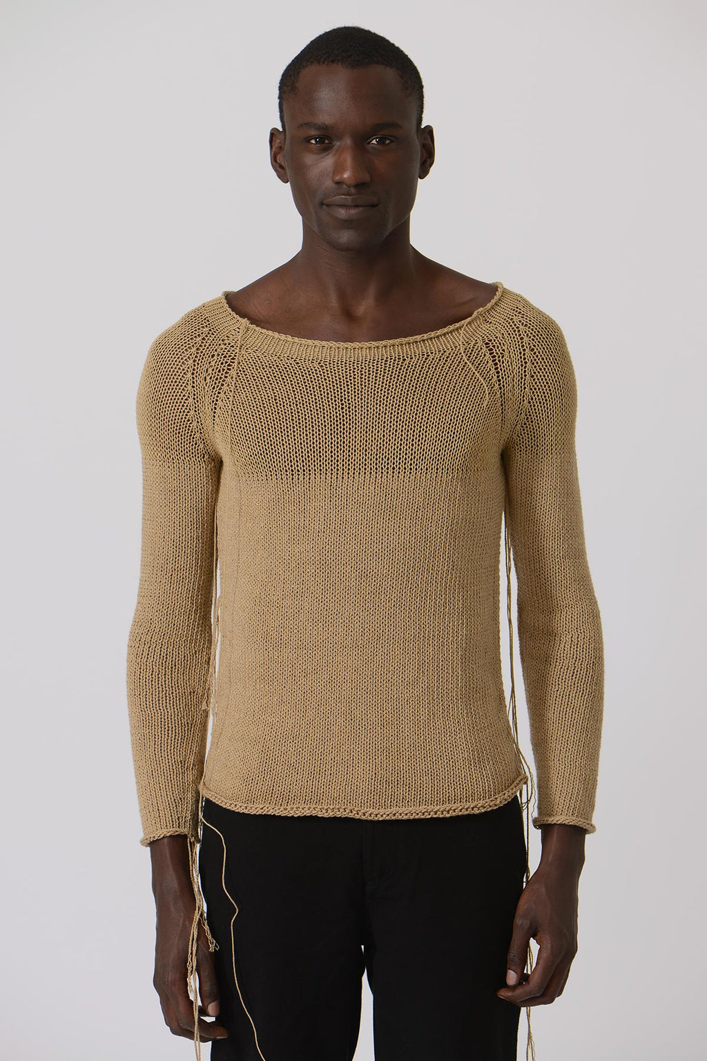 See Through Knit LS Sweat — HAY