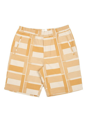 Assembly Drawcord Shorts Jacquard — YELLOW