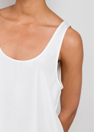 Scoop Back Vest — ECRU