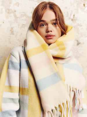 Scarf Stripes — ECRU MULTI