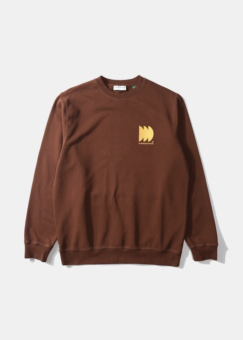 Edmmond Radio Gradient Sweatshirt — BROWN