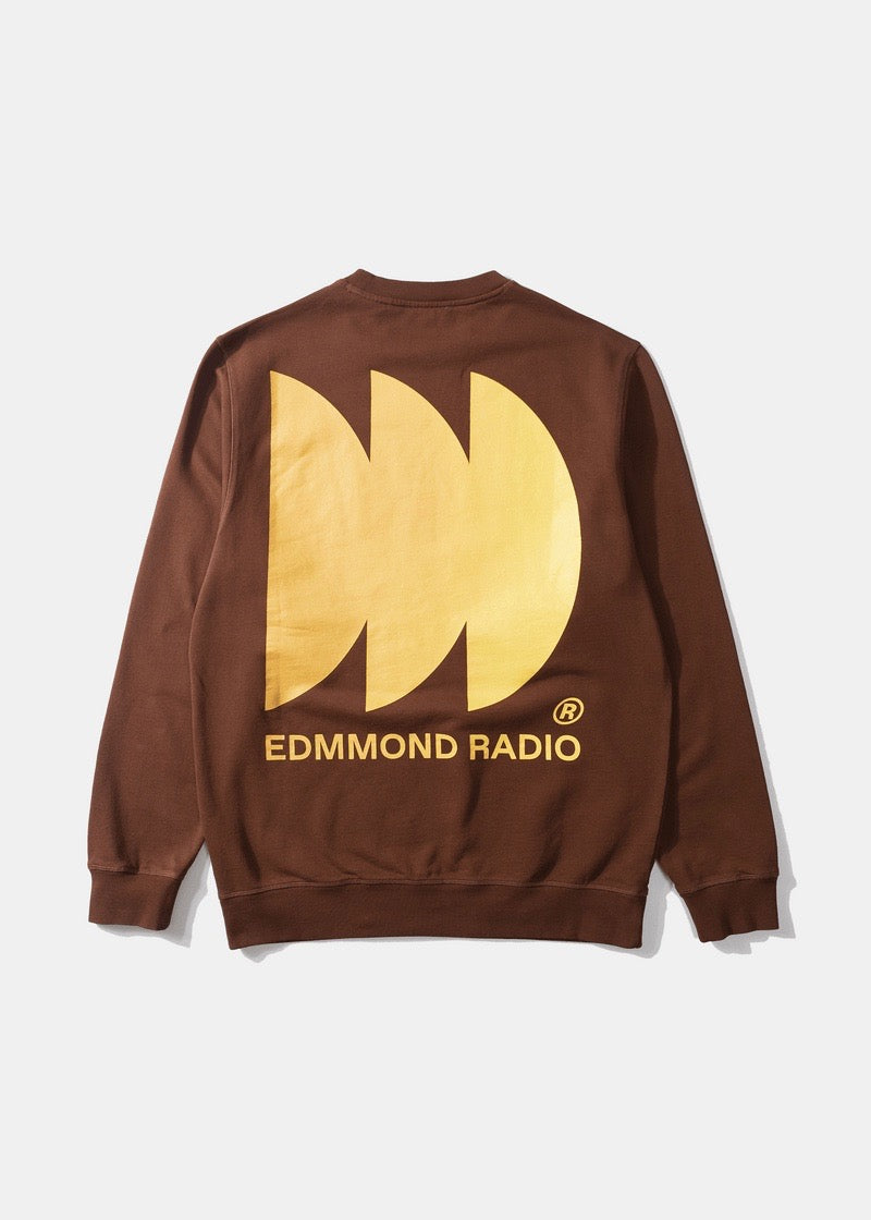 Edmmond Radio Gradient Sweatshirt — BROWN