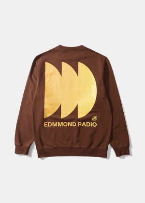 Edmmond Radio Gradient Sweatshirt — BROWN