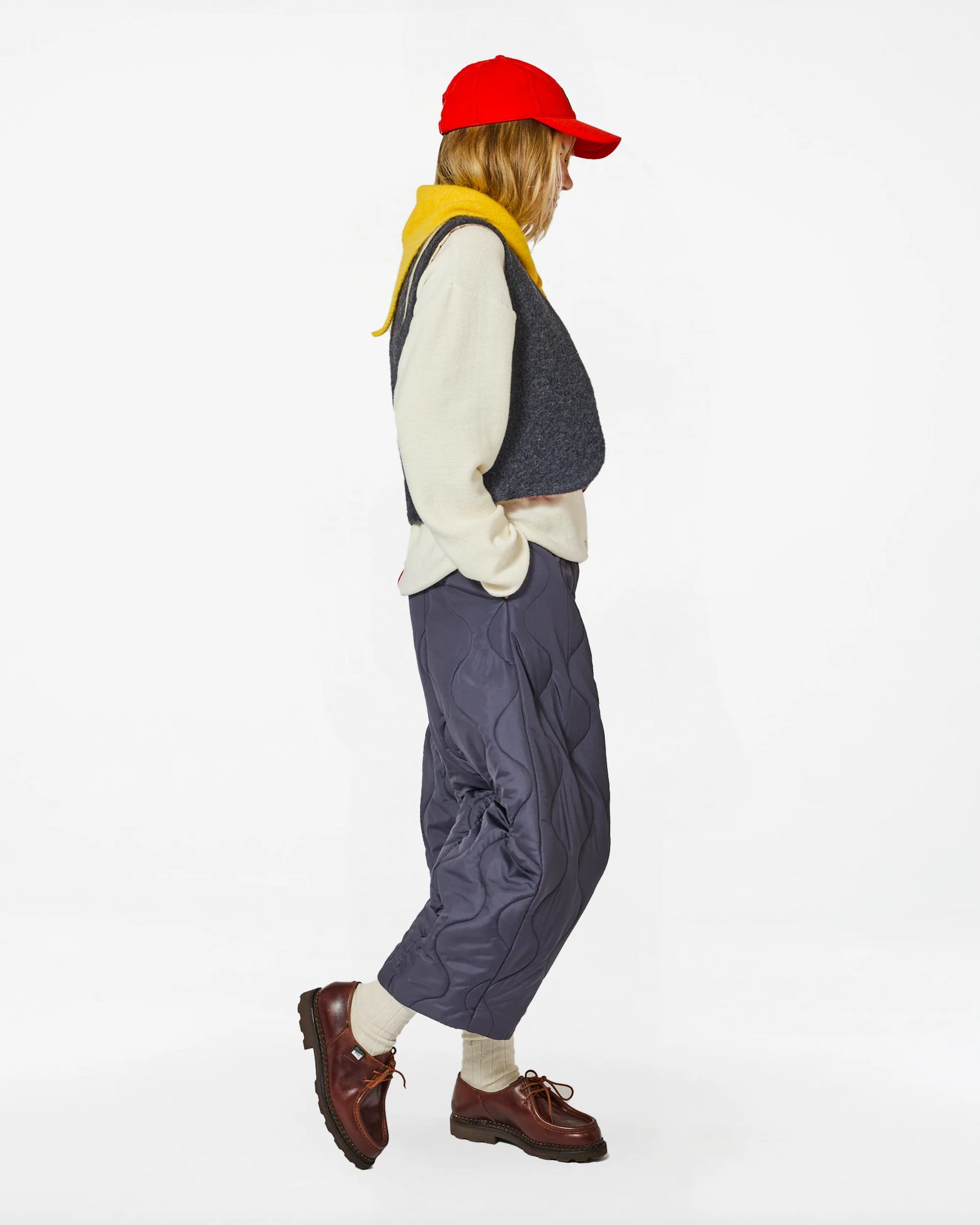 Eva Woolly Vest — ANTHRACITE