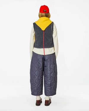 Eva Woolly Vest — ANTHRACITE