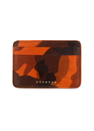 Cardholder — ORANGE CAMOUFLAGE