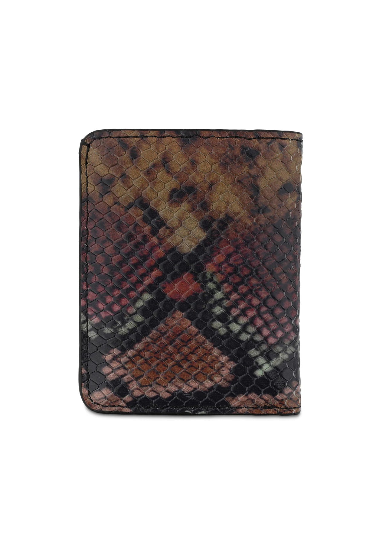 Slim Leather Wallet — SNAKE PRINT — ESCUYER X ADAPTA