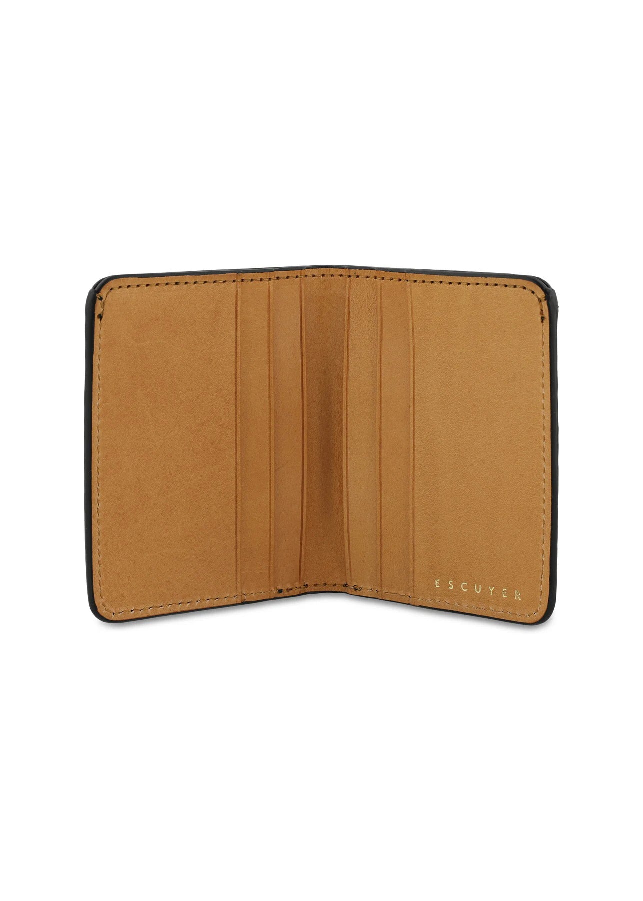 Slim Leather Wallet — SNAKE PRINT — ESCUYER X ADAPTA