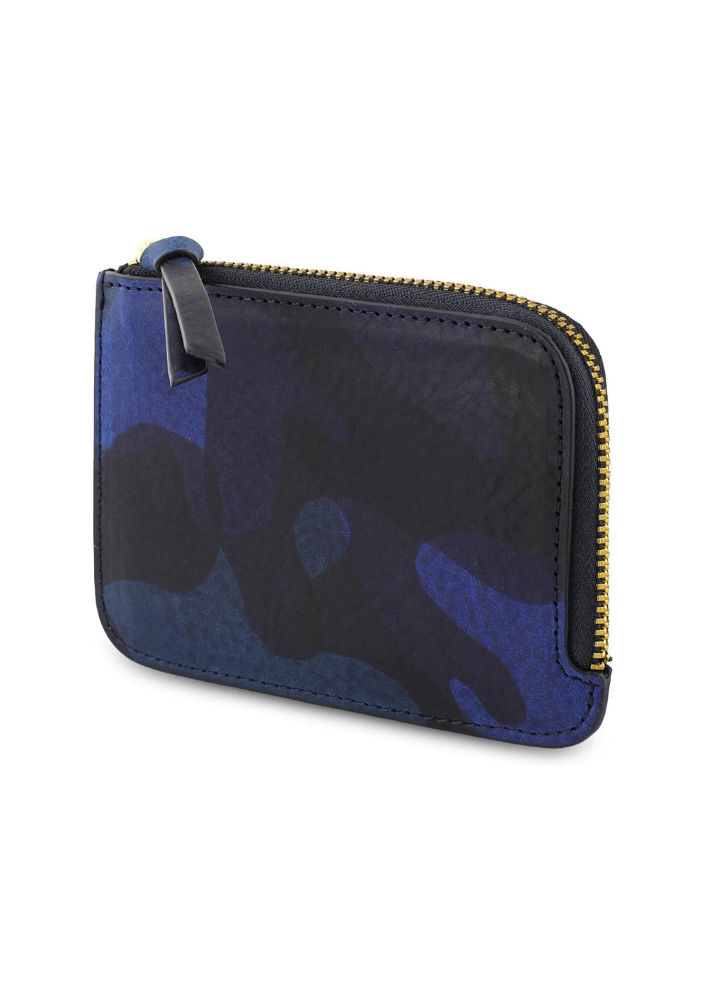 Zip Wallet — BLUE CAMOUFLAGE