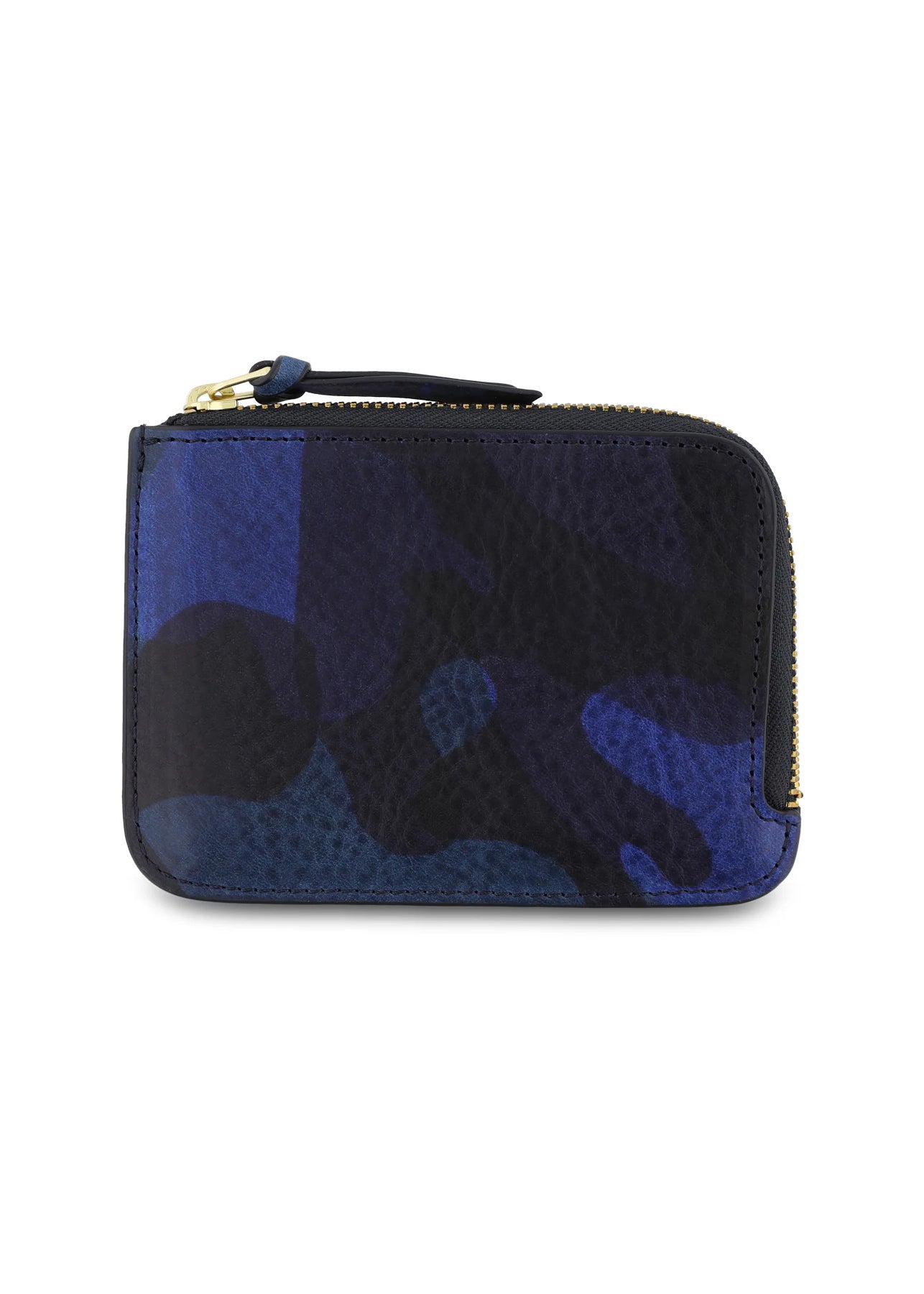 Zip Wallet — BLUE CAMOUFLAGE