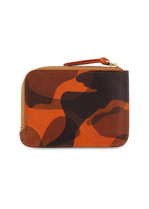 Zip Wallet — ORANGE CAMOUFLAGE