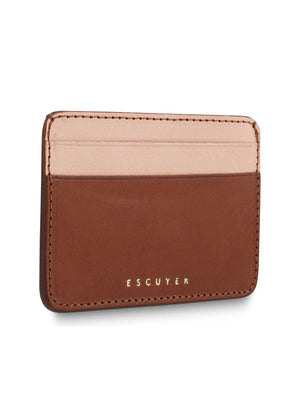 Cardholder — COGNAC / PINK