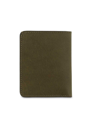 Slim Leather Wallet — KHAKI