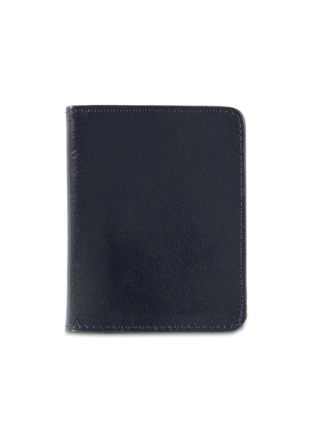 Slim Leather Wallet — BLUE