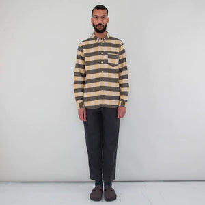 Relaxed Fit Shirt - Gold Flannel