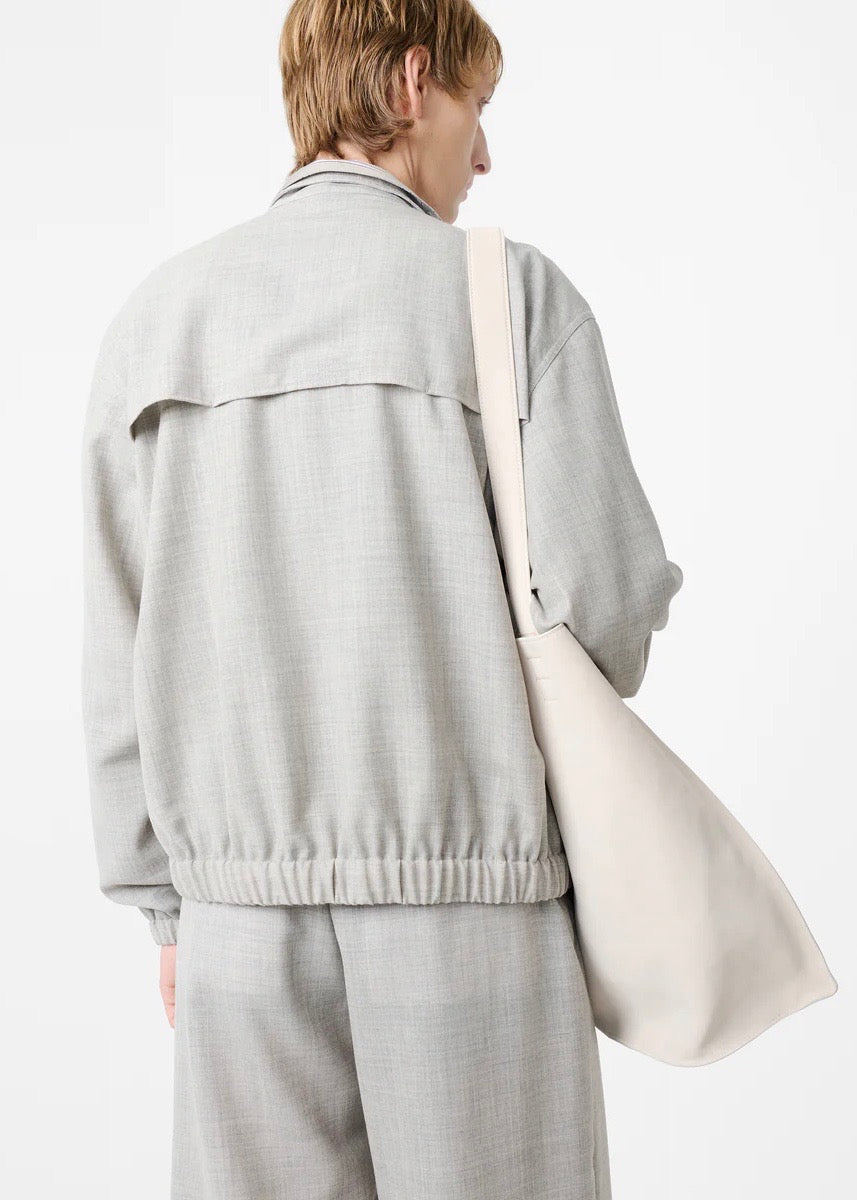 Fowld Wool Shorts — ICE MELANGE