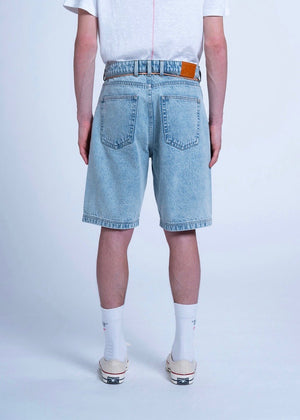 Jabali Algo Denim Short — BLEACHED