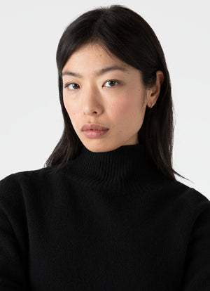 Lambswool Funnel Neck Sweater