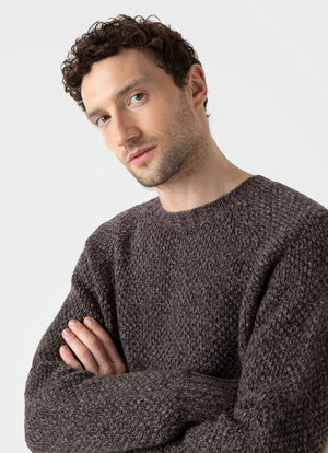 Textured Lambswool Jumper