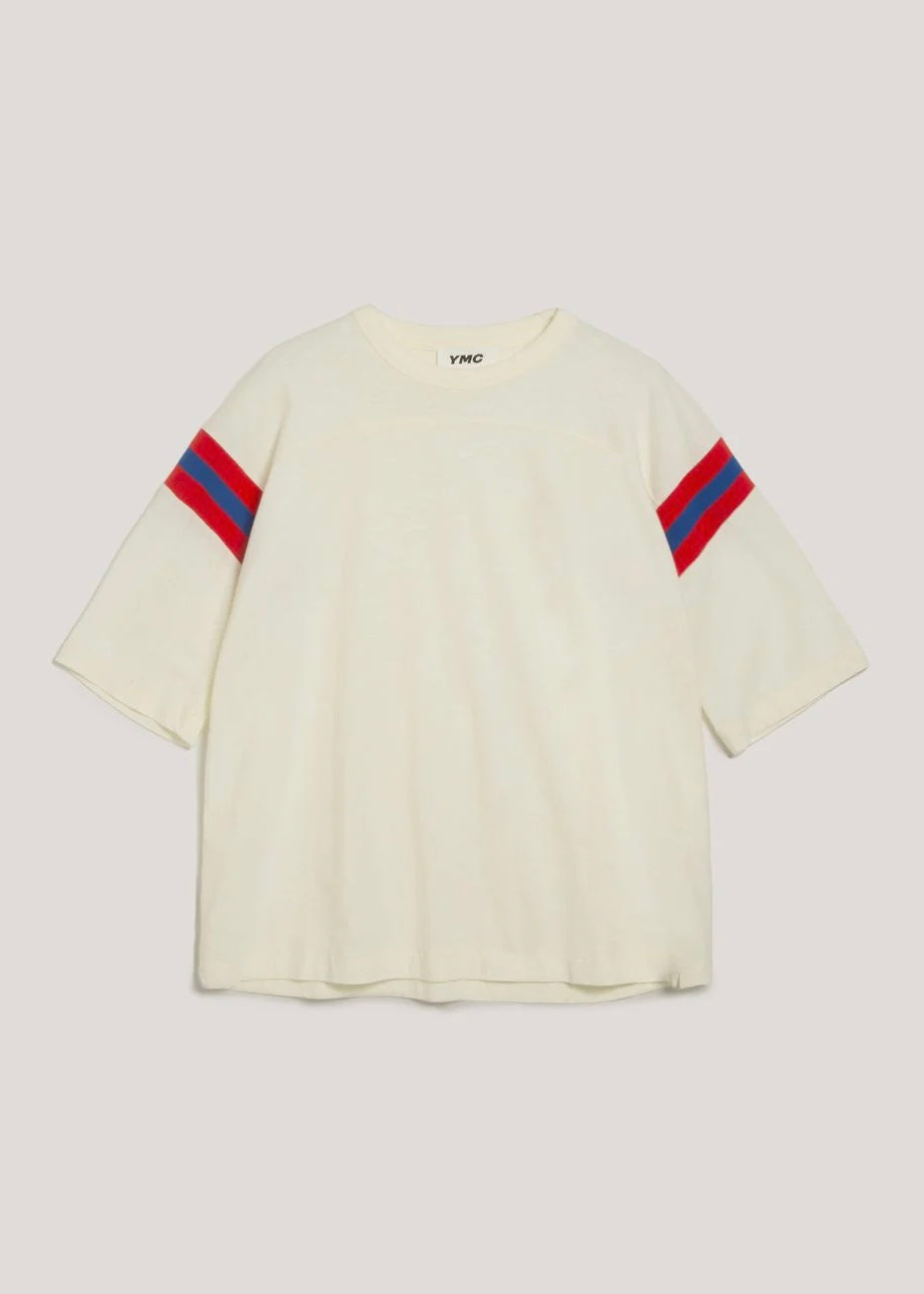 Skate T-Shirt M — WHITE / RED / BLUE