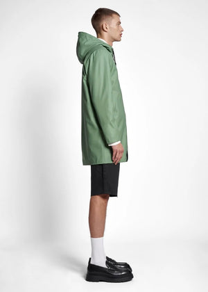 Stockholm Lightweight Zip Raincoat — LODEN GREEN