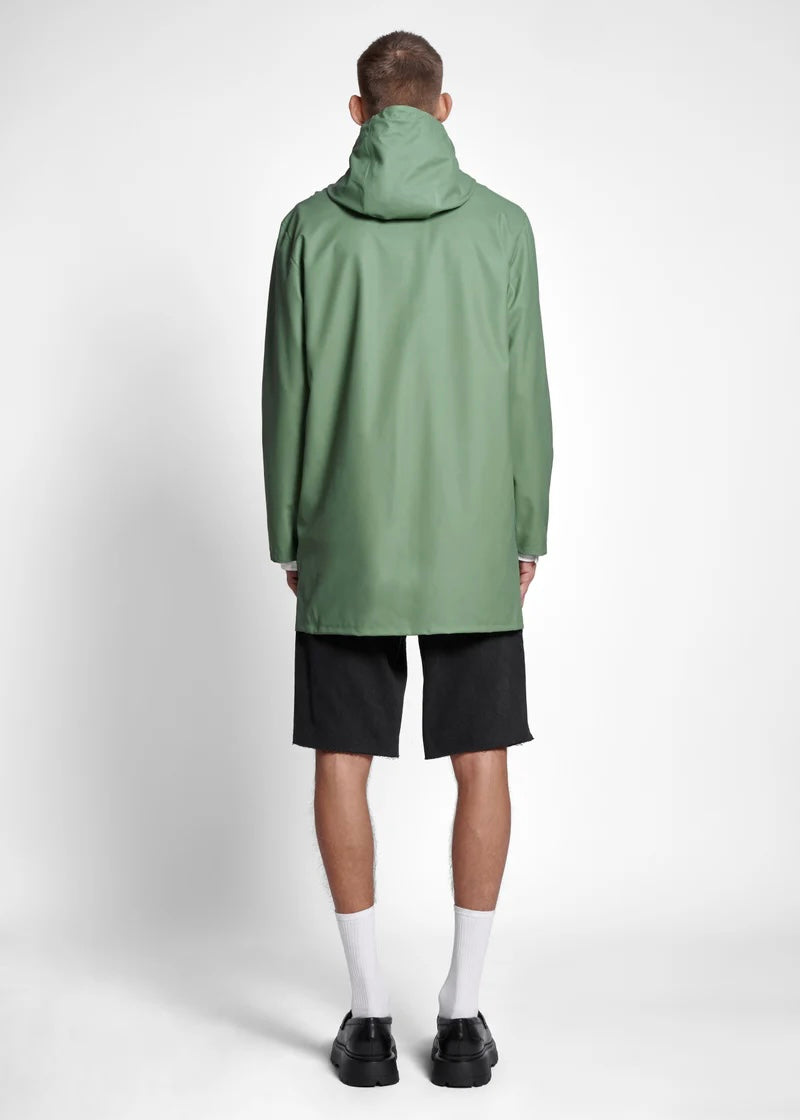 Stockholm Lightweight Zip Raincoat — LODEN GREEN