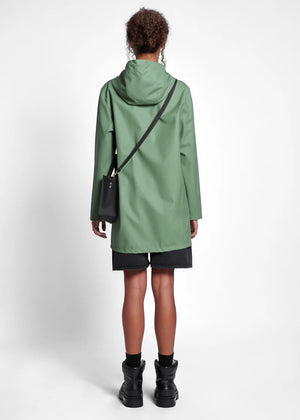 Stockholm Lightweight Zip Raincoat — LODEN GREEN