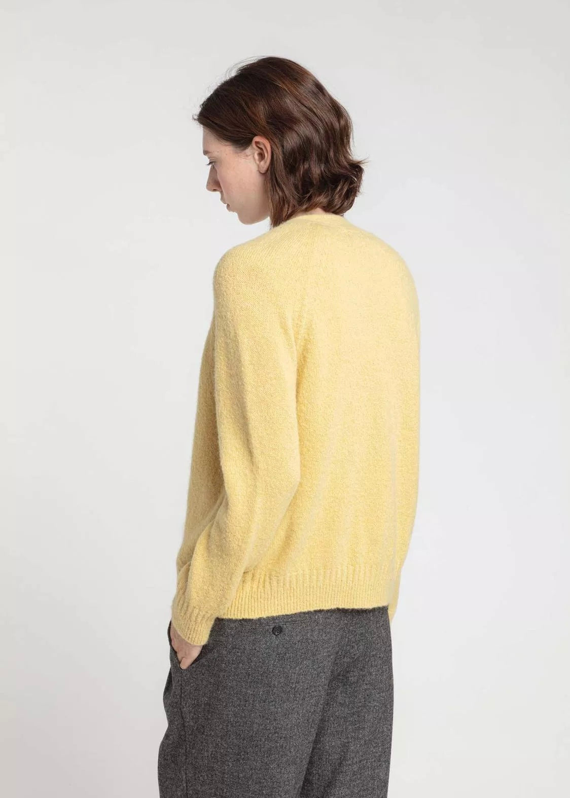 Gladia Jersey Cardigan — YELLOW