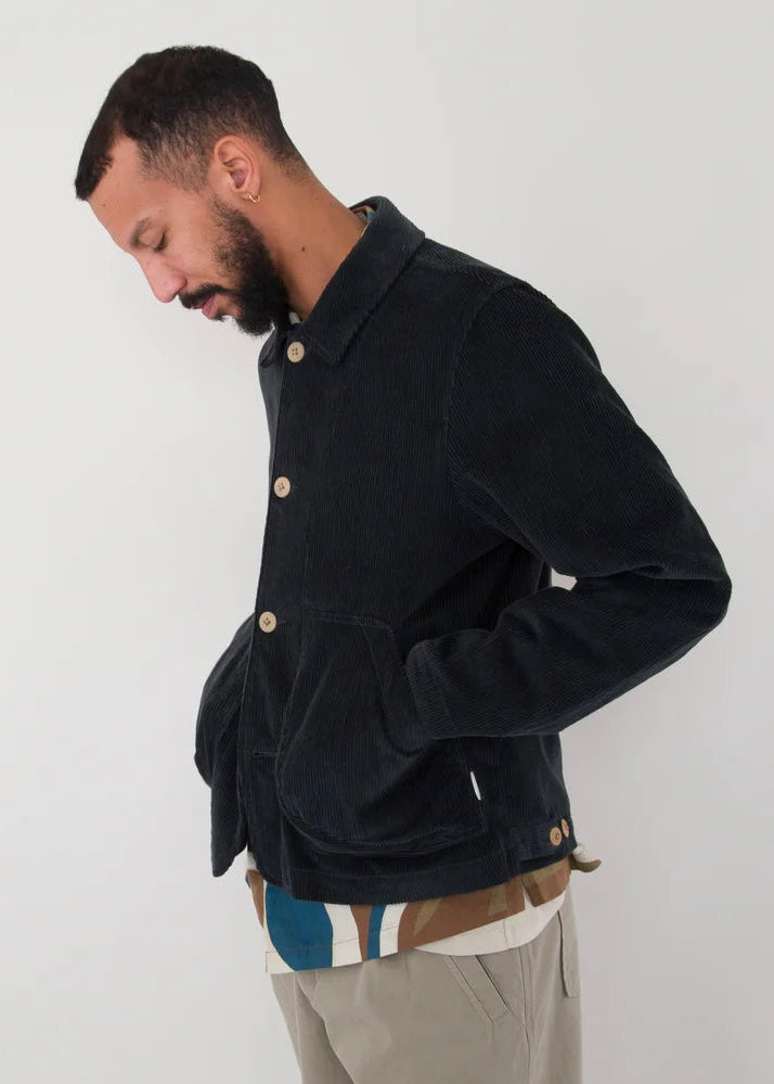Prism Jacket Slate Cord — BLACK