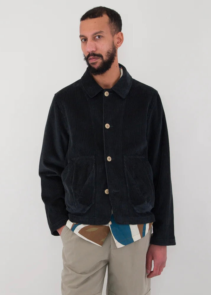 Prism Jacket Slate Cord — BLACK