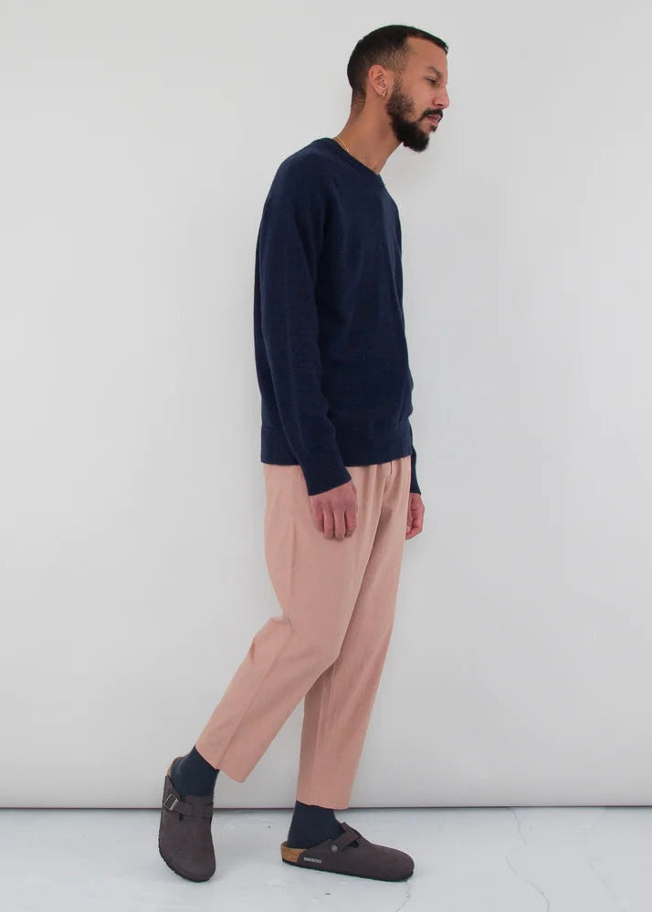 Drawcord Assembly Pant — PINK CRINKLE