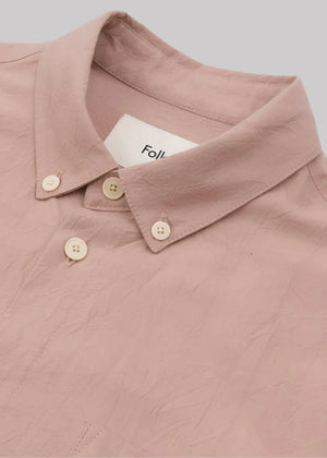 Relaxed Fit Shirt — PINK CRINKLE