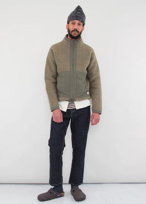 Signal Fleece Wool Jacket — OLIVE