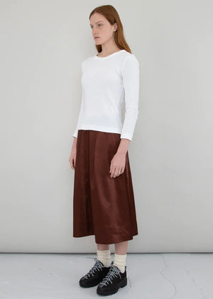 Full Seam Skirt — OXBLOOD