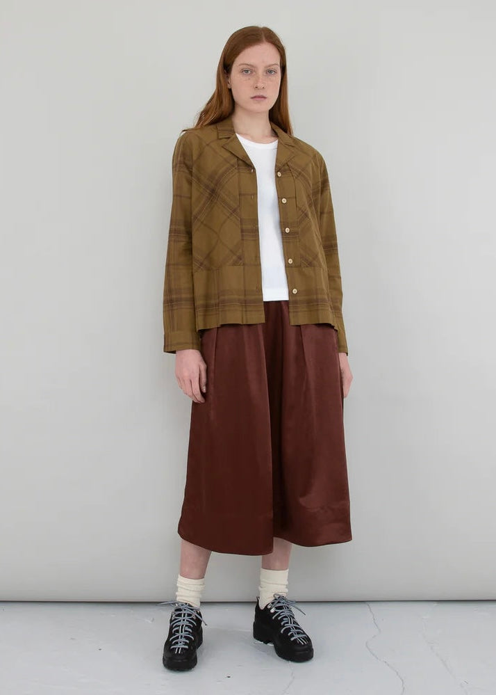 Full Seam Skirt — OXBLOOD