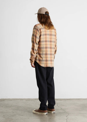 Orson Checkered Shirt — ORANGE