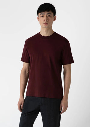 Relaxed Fit Heavyweight T-Shirt — MAROON