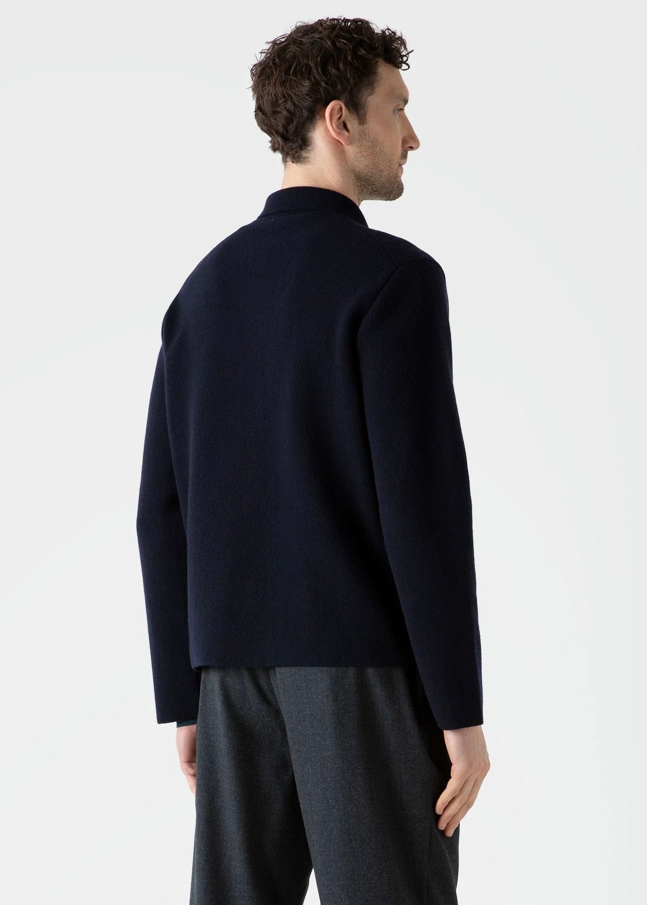 Double Face Jacket — NAVY