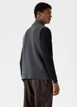 Double Face Gilet — CHARCOAL