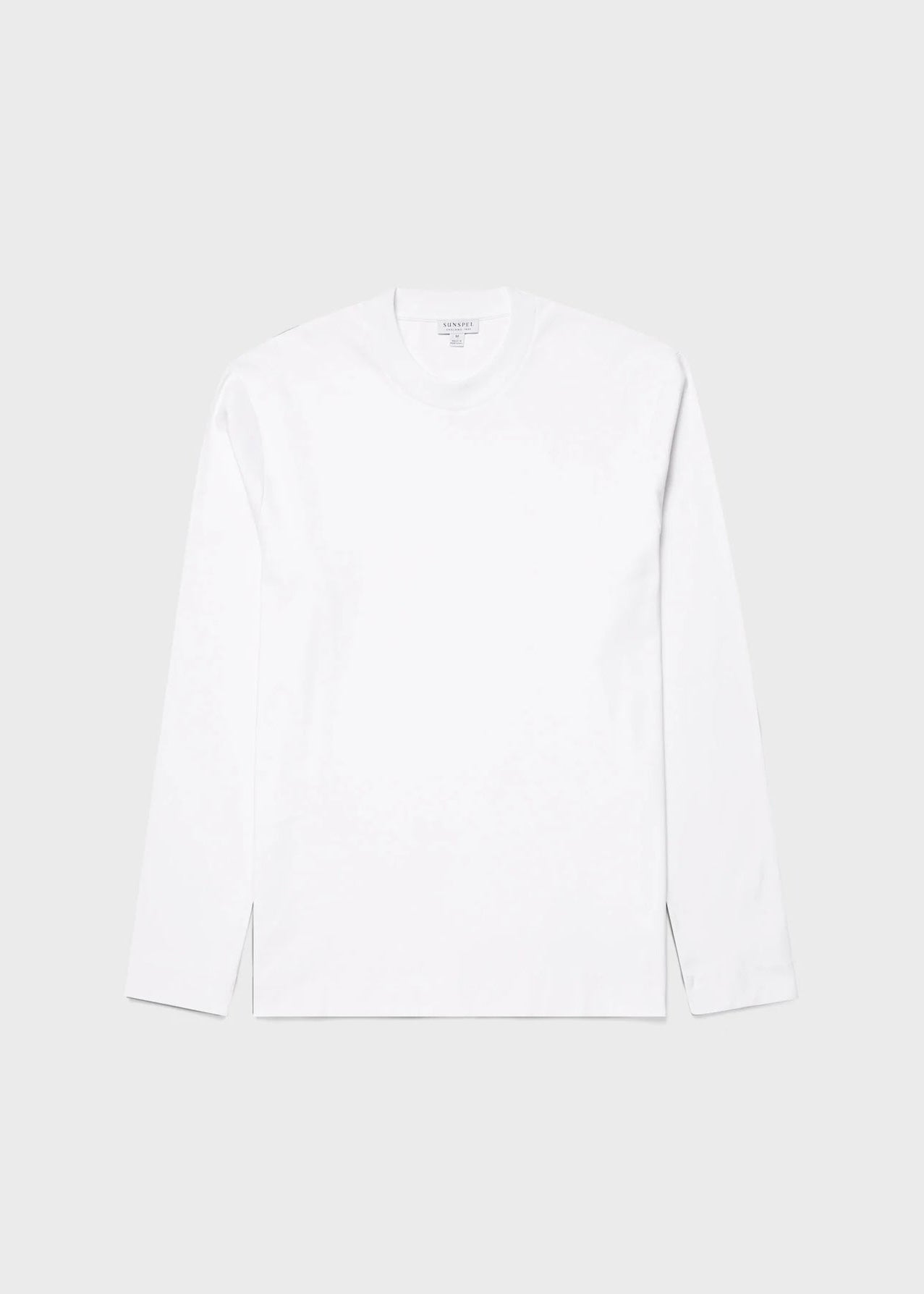 Long Sleeve Heavyweight T-Shirt — WHITE