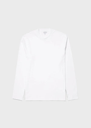 Long Sleeve Heavyweight T-Shirt — WHITE