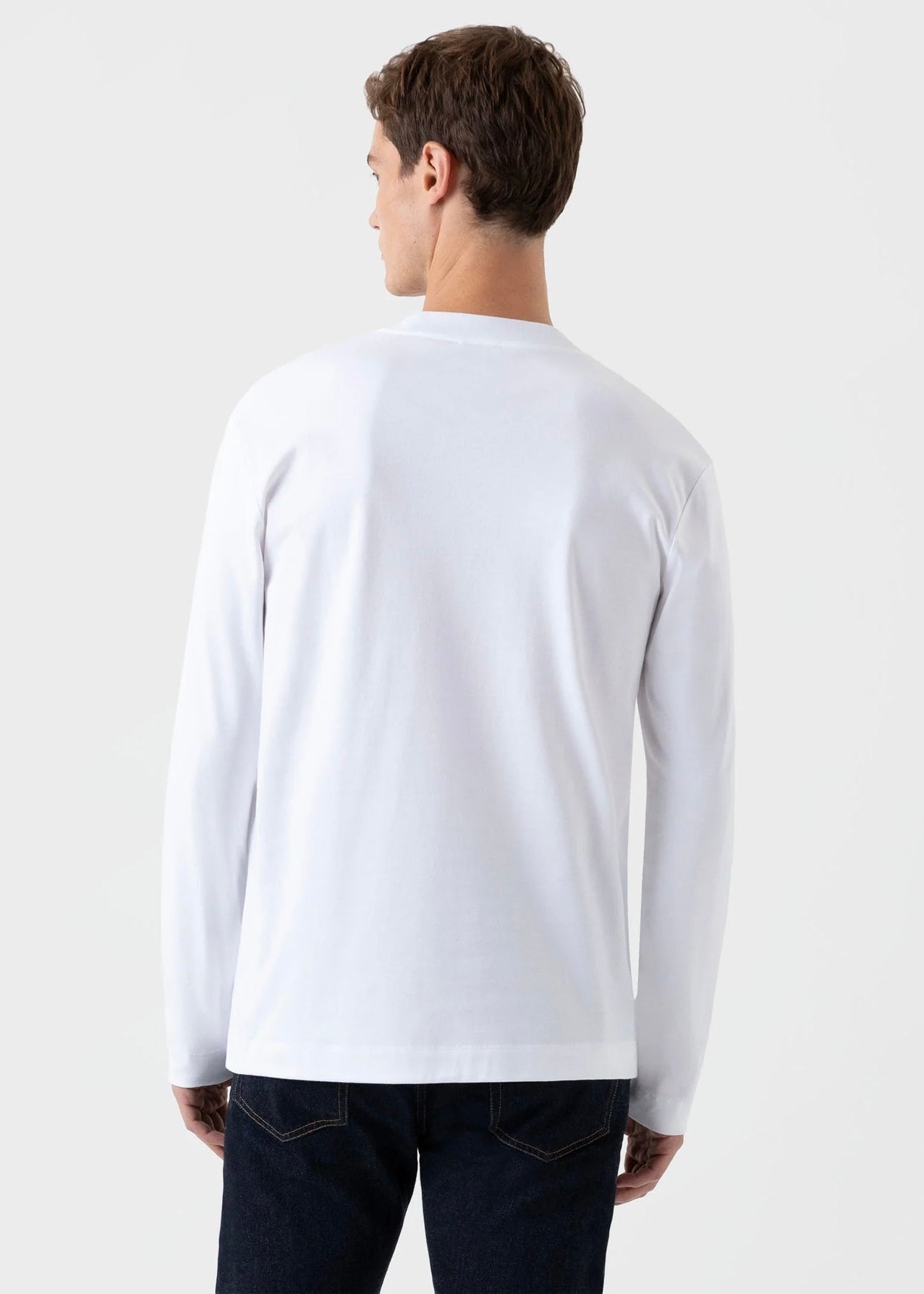 Long Sleeve Heavyweight T-Shirt — WHITE